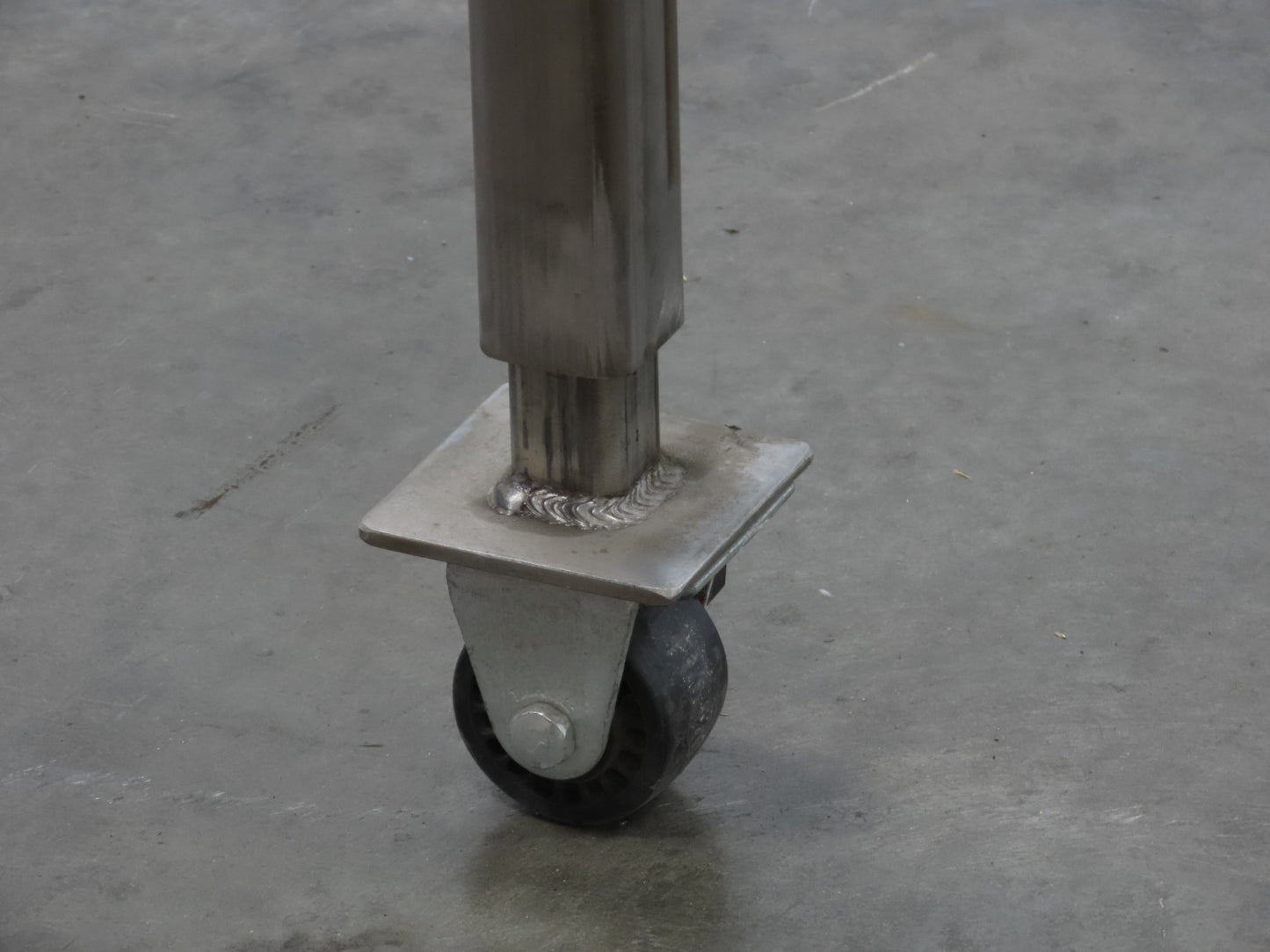 36"x 60" Stainless Steel Industrial Work Table Parts Cart on Casters 48" Height