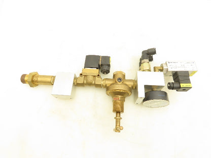 Burkert 00501940 Pneumatic Flow Control Solenoid Valve Assembly 24VDC Coil