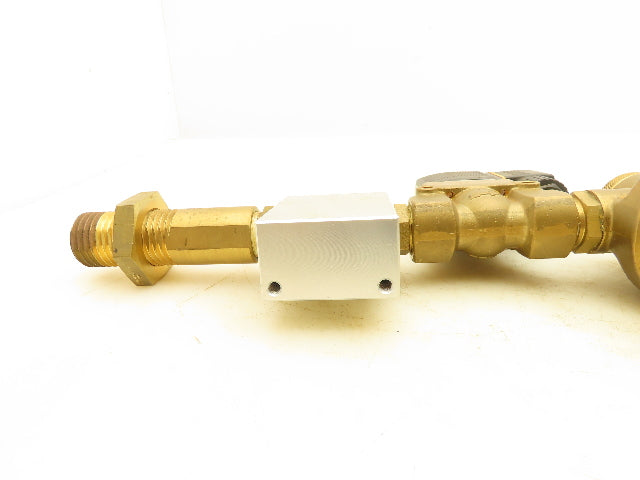 Burkert 00501940 Pneumatic Flow Control Solenoid Valve Assembly 24VDC Coil