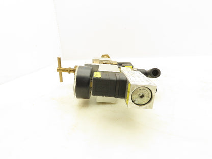 Burkert 00501940 Pneumatic Flow Control Solenoid Valve Assembly 24VDC Coil