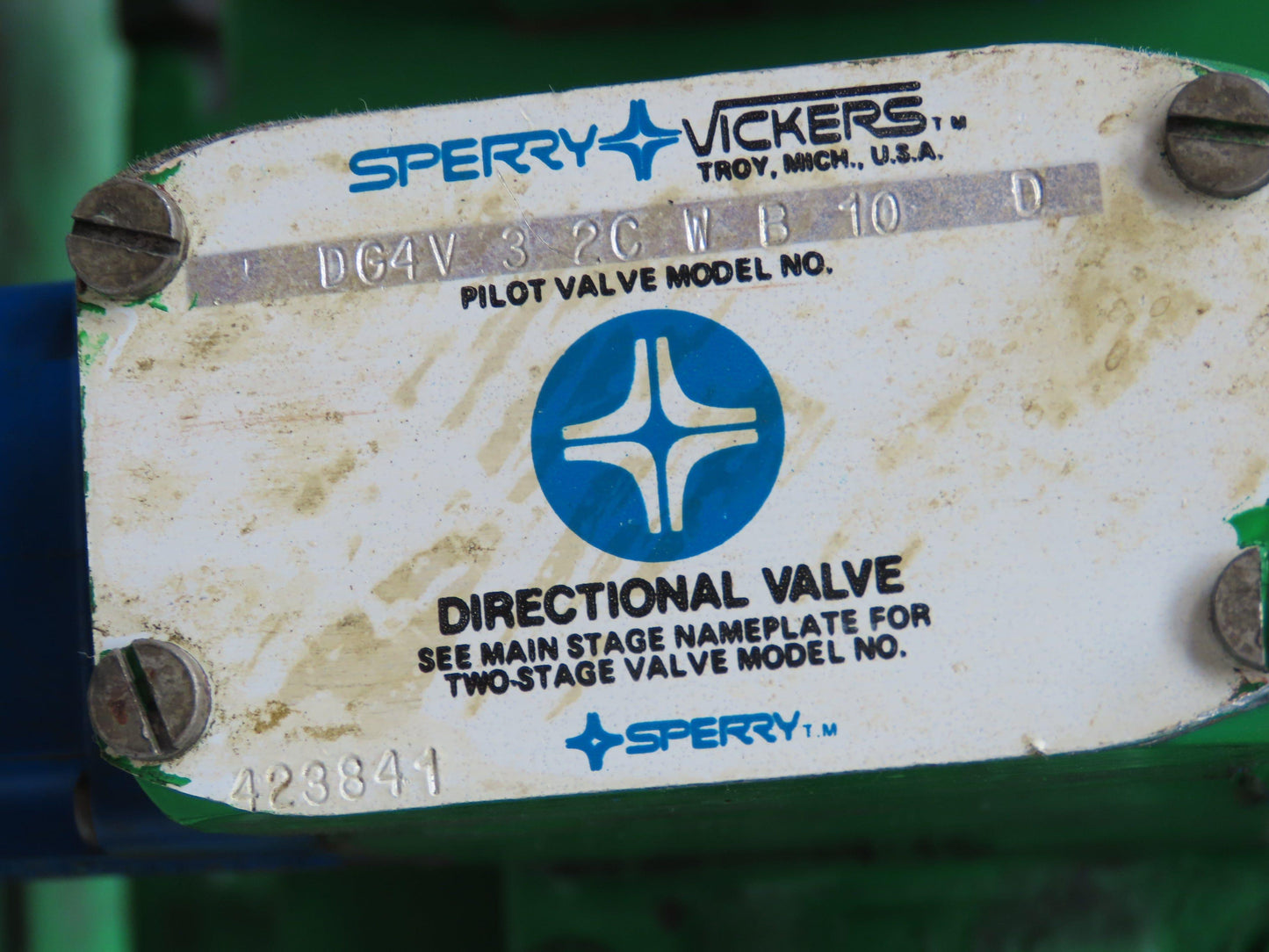 Vickers 18gal Hydraulic Pump Power Unit 460V 3PH