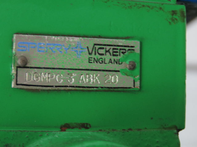 Vickers 18gal Hydraulic Pump Power Unit 460V 3PH