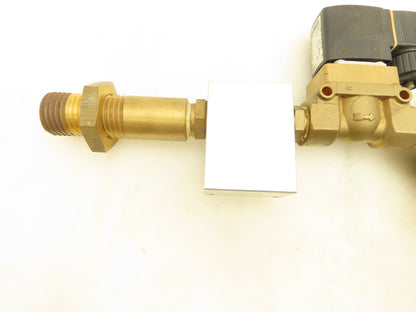 Burkert 00501940 Pneumatic Brass Flow Control Solenoid Valve Assembly 24VDC