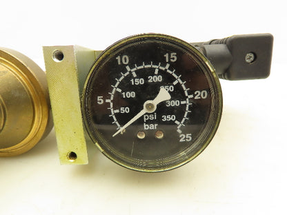 Burkert 00501940 Pneumatic Brass Flow Control Solenoid Valve Assembly 24VDC