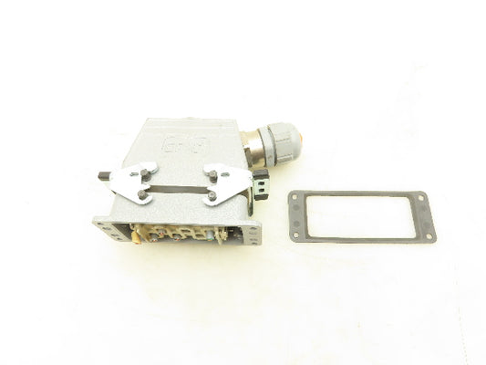 EPIC H-BS 6 SS Connector 6 Pin Plug Male/Female Hood Housing Set 35A 400V