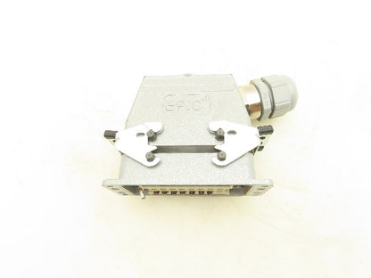Epic H-BE 16 SS DR Connector 16 Pin Plug Male/Female Hood Housing Set 16A 500V
