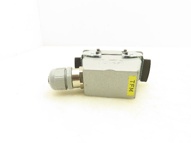 Epic H-BE 16 SS DR Connector 16 Pin Plug Male/Female Hood Housing Set 16A 500V