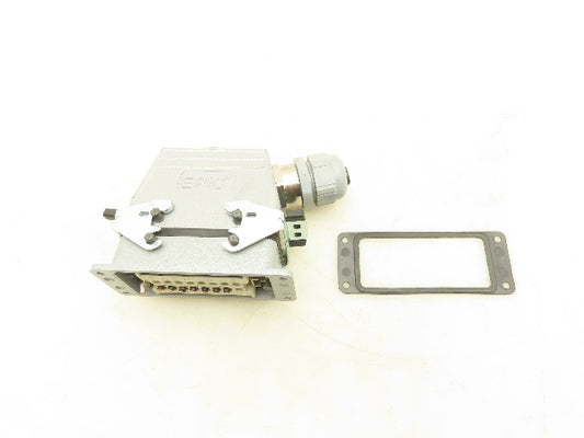 Epic H-BE 16 SS DR Connector 16 Pin Plug Male/Female Hood Housing Set 16A 500V