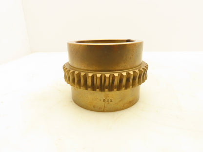 S340-300 Worm Gear Cone Drive Set S22 Brass Worm Wheel 3-7/16" Bore Gearbox Part