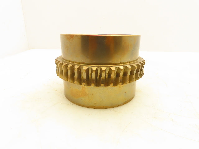 S340-300 Worm Gear Cone Drive Set S22 Brass Worm Wheel 3-7/16" Bore Gearbox Part