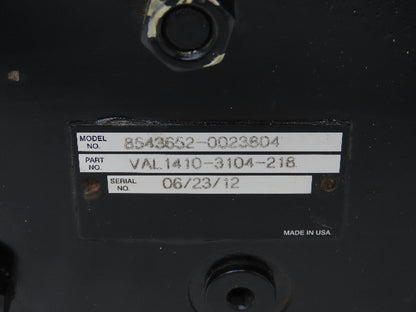 Yale VAL1410-3104-218 Forklift Hydraulic Control Valve Unit