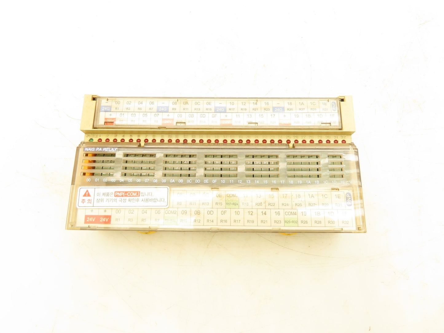 Samwon R32T-PS5A-40P 32 Channel I/O Relay Terminal Unit 24VDC 7.5mA 250VAC 5A