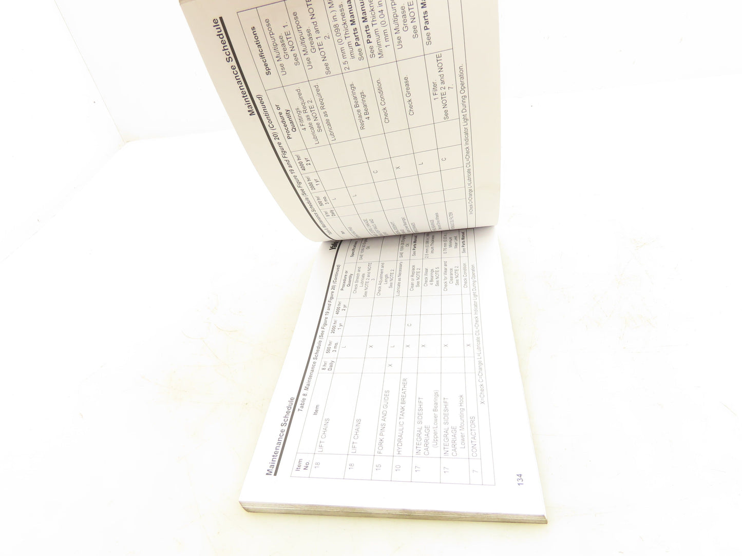 Yale ERC045-070VG Electric Forklift ERC050VGN48TE083 Operating Manual