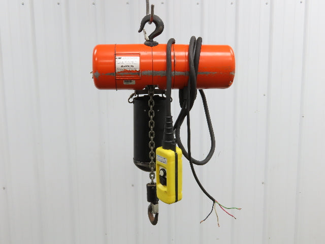 CM Lodestar A2 Electric Chain Hoist 1/8 Ton 10/32 FPM 2 Speed 14' Lift 460 Volt