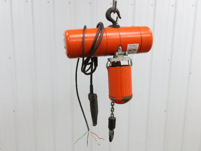 CM Lodestar A Electric Chain Hoist 1/8 Ton 250 LB 32 FPM 9' Lift 230/460 Volt