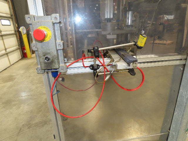 Electro-Pneumatic Bottle Filling Valve Stem Inserter Rotary 12-Head Turret