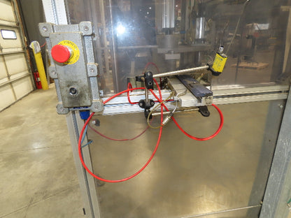 Electro-Pneumatic Bottle Filling Valve Stem Inserter Rotary 12-Head Turret