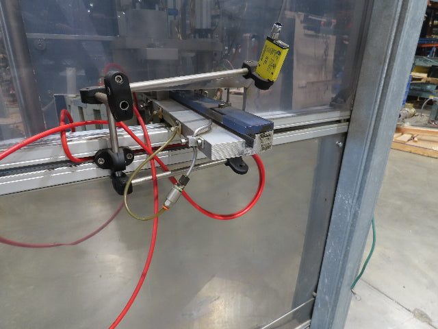 Electro-Pneumatic Bottle Filling Valve Stem Inserter Rotary 12-Head Turret