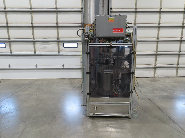 Electro-Pneumatic Bottle Filling Valve Stem Inserter Rotary 12-Head Turret