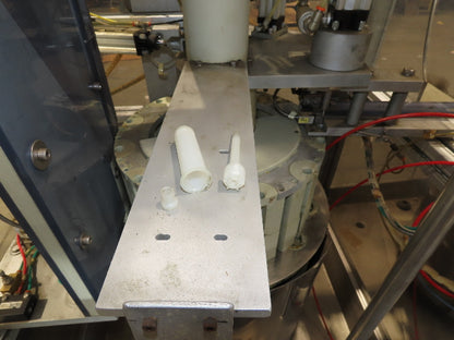 Electro-Pneumatic Bottle Filling Valve Stem Inserter Rotary 12-Head Turret
