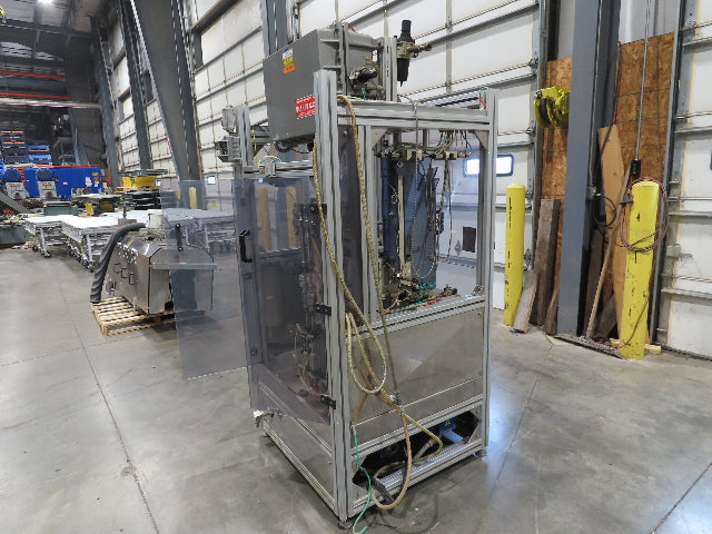 Electro-Pneumatic Bottle Filling Valve Stem Inserter Rotary 12-Head Turret