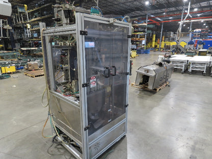 Electro-Pneumatic Bottle Filling Valve Stem Inserter Rotary 12-Head Turret