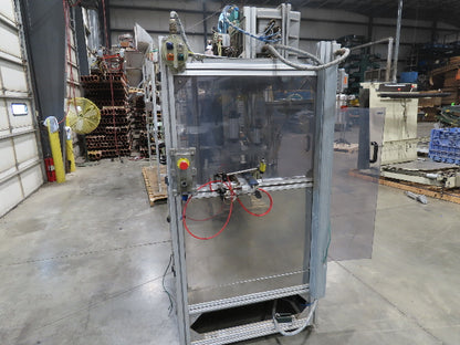 Electro-Pneumatic Bottle Filling Valve Stem Inserter Rotary 12-Head Turret