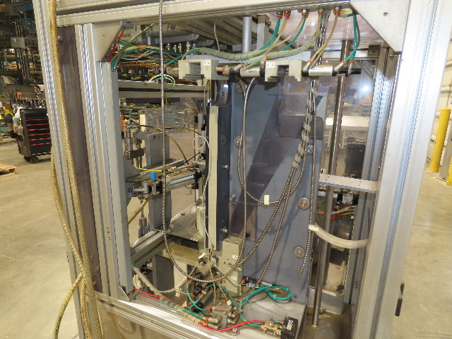 Electro-Pneumatic Bottle Filling Valve Stem Inserter Rotary 12-Head Turret