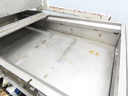 Smico 36"x 6' Stainless Vibratory Shaker Conveyor Trough Feeder 460V Dual Drive