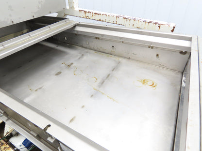 Smico 36"x 6' Stainless Vibratory Shaker Conveyor Trough Feeder 460V Dual Drive