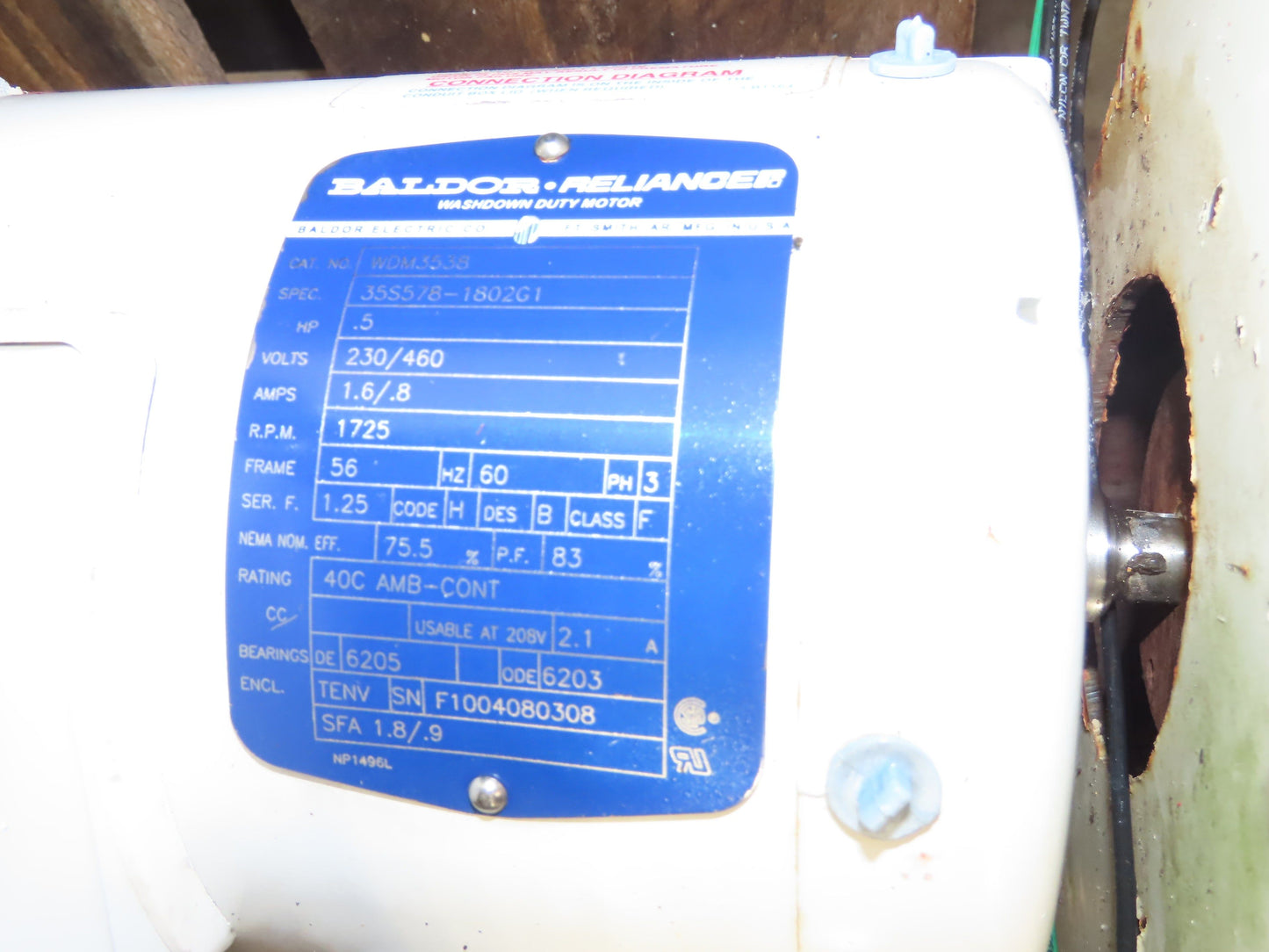 Smico 36"x 6' Stainless Vibratory Shaker Conveyor Trough Feeder 460V Dual Drive