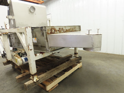 Smico 36"x 6' Stainless Vibratory Shaker Conveyor Trough Feeder 460V Dual Drive