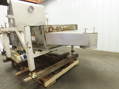Smico 36"x 6' Stainless Vibratory Shaker Conveyor Trough Feeder 460V Dual Drive