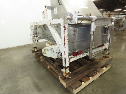 Smico 36"x 6' Stainless Vibratory Shaker Conveyor Trough Feeder 460V Dual Drive