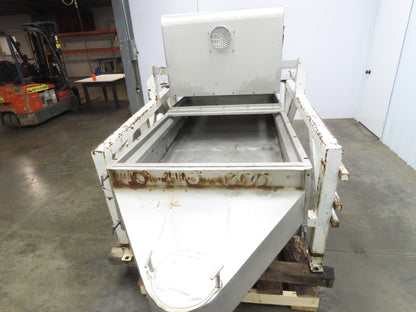 Smico 36"x 6' Stainless Vibratory Shaker Conveyor Trough Feeder 460V Dual Drive