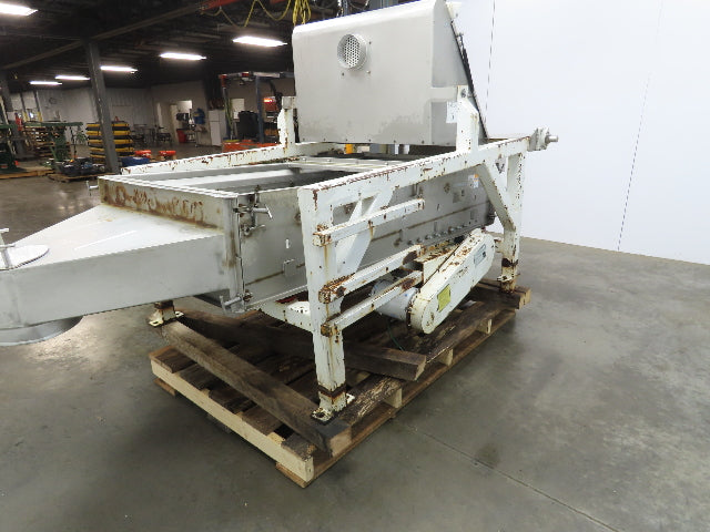 Smico 36"x 6' Stainless Vibratory Shaker Conveyor Trough Feeder 460V Dual Drive
