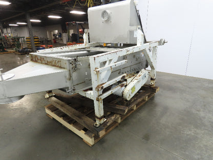 Smico 36"x 6' Stainless Vibratory Shaker Conveyor Trough Feeder 460V Dual Drive
