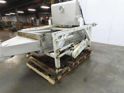 Smico 36"x 6' Stainless Vibratory Shaker Conveyor Trough Feeder 460V Dual Drive