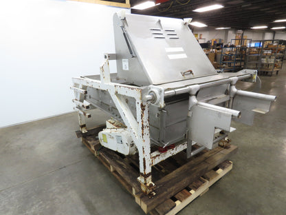 Smico 36"x 6' Stainless Vibratory Shaker Conveyor Trough Feeder 460V Dual Drive