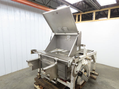 Smico 36"x 6' Stainless Vibratory Shaker Conveyor Trough Feeder 460V Dual Drive