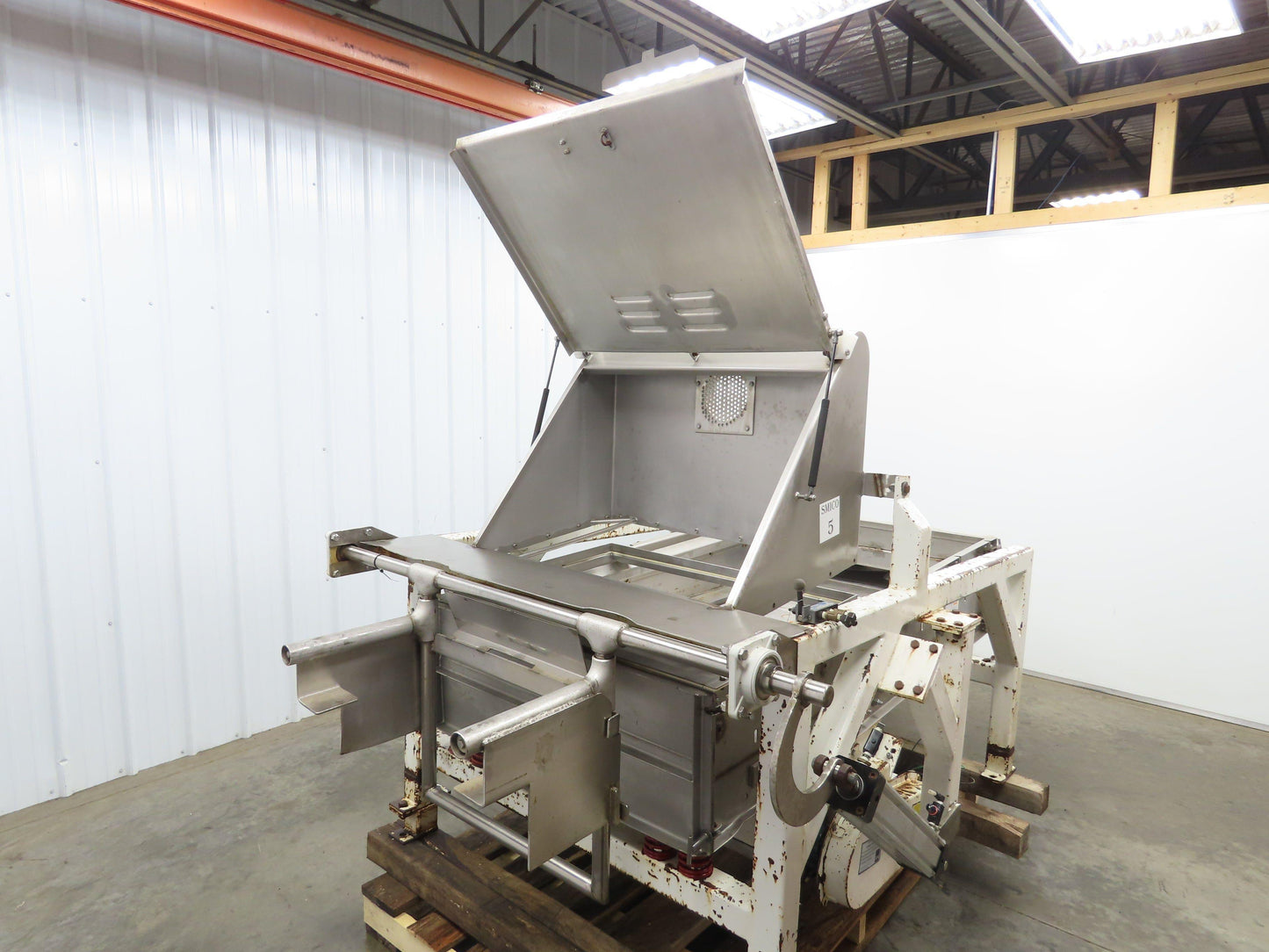 Smico 36"x 6' Stainless Vibratory Shaker Conveyor Trough Feeder 460V Dual Drive