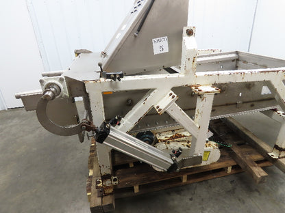 Smico 36"x 6' Stainless Vibratory Shaker Conveyor Trough Feeder 460V Dual Drive