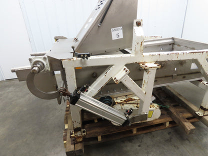 Smico 36"x 6' Stainless Vibratory Shaker Conveyor Trough Feeder 460V Dual Drive