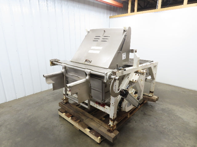 Smico 36"x 6' Stainless Vibratory Shaker Conveyor Trough Feeder 460V Dual Drive