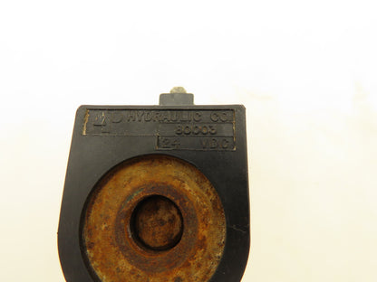 Delta Power Hydraulics 80003 Hydraulic Cartridge Valve 24V Coil
