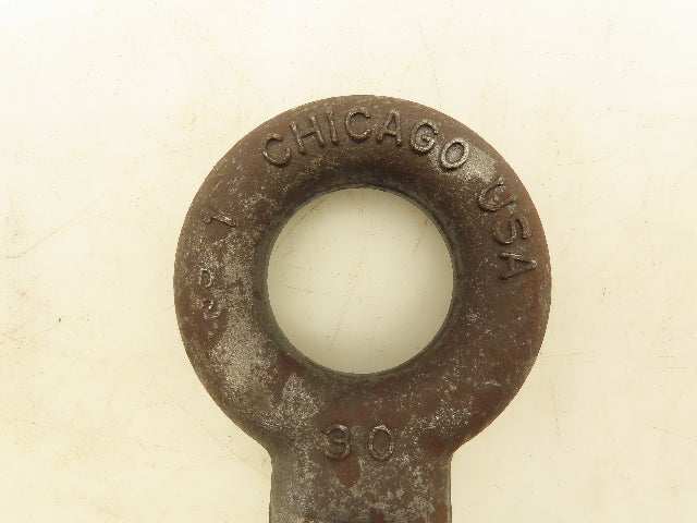 Chicago Hardware Forged Shoulder Eye Bolt 1"-8 Thread x 2.5" Shank  Lot of 2