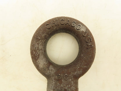 Chicago Hardware Forged Shoulder Eye Bolt 1"-8 Thread x 2.5" Shank  Lot of 2