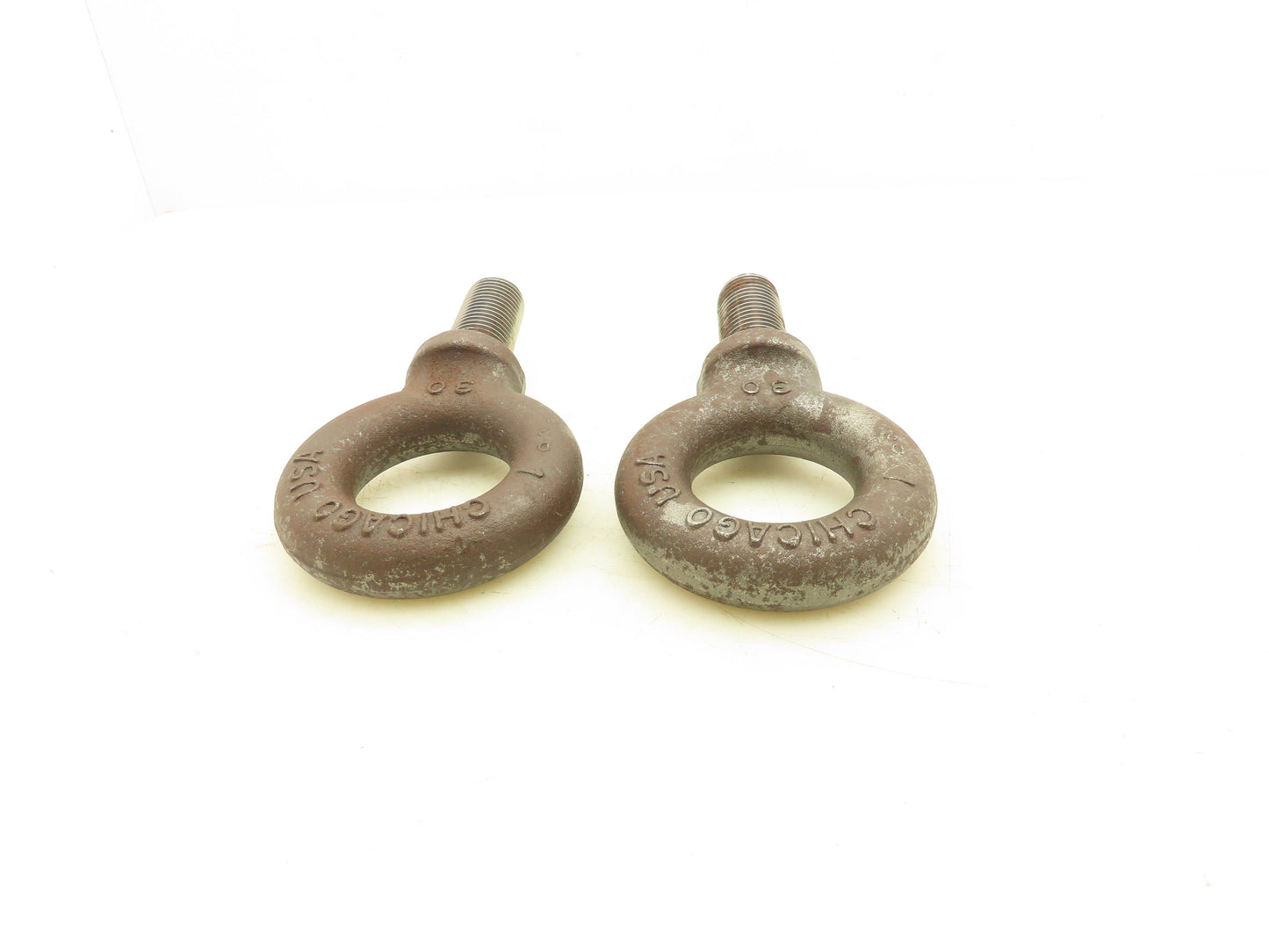 Chicago Hardware Forged Shoulder Eye Bolt 1"-8 Thread x 2.5" Shank  Lot of 2
