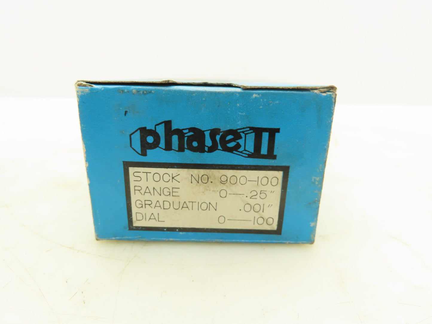Phase II 900-100 Machine Dial Indicator Range 0-.25" Grad 0.001" Lot of 3