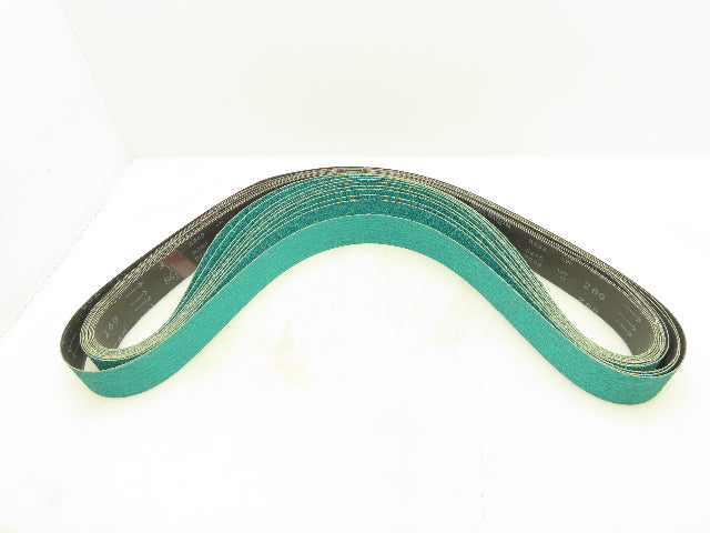 CGW/ Pasco C53430 Sanding Belt 2"x72" Z3 60 Grit Lot OF 10